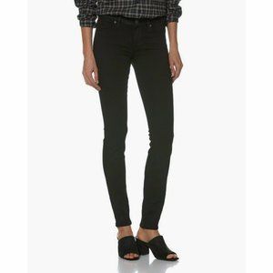 Paige Verdugo Ultra Skinny Jeans Black Shadow Size 27